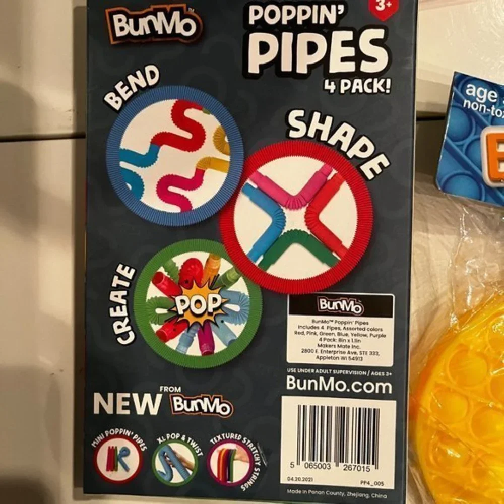 Pop-Its and Poppin Pipes / Fidget Toys (new)‎